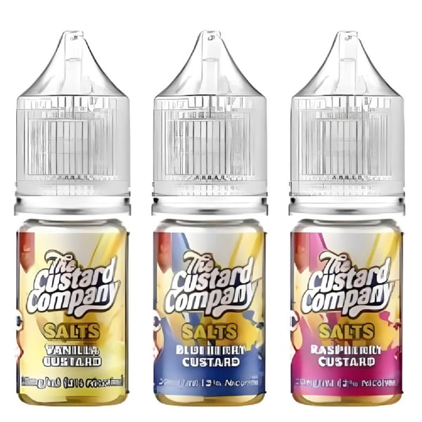 Pack of 10 The Custard Company 10ML Nic Salt - Vapewholesalesupplier