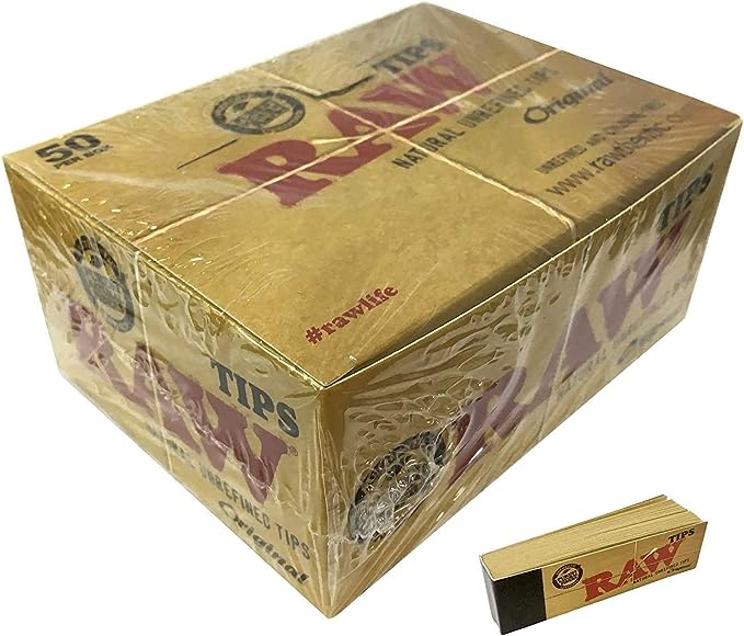 Raw - Authentic Original Tips - Pack of 50 - Vapeareawholesale