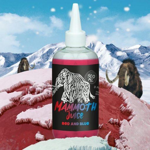 Red And Blue 500ml E-Liquid By Mammoth Juice - Vapeareawholesale