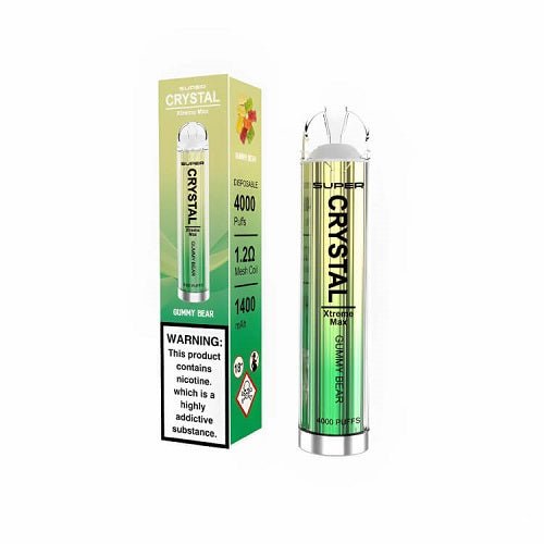 Super Crystal Xtreme Max 4000 Disposable Vape Box of 10 - Vapeareawholesale