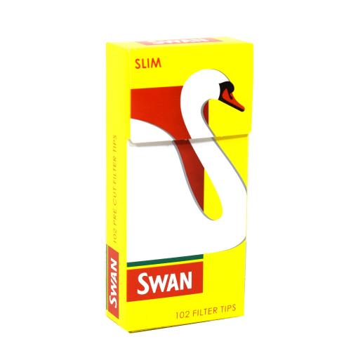 Swan - Slim 6mm Filter Tips (102 Tips in 1 Pack) - Vapeareawholesale