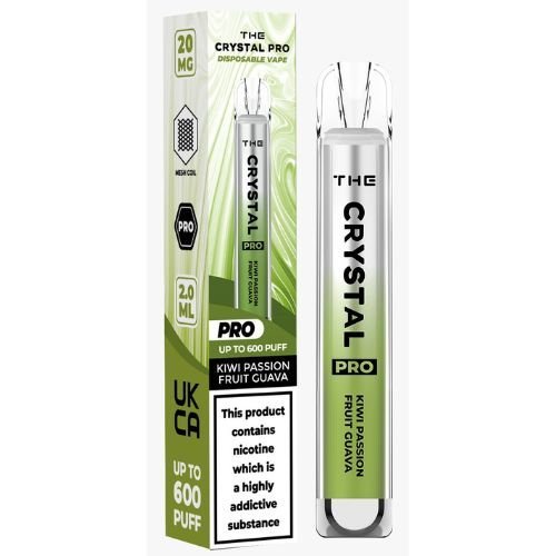 Crystal Pro Bar 600 Disposable Vape Pod - Box of 10 - Vapewholesalesupplier