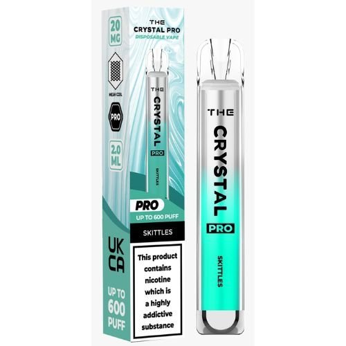 Crystal Pro Bar 600 Disposable Vape Pod - Box of 10 - Vapewholesalesupplier