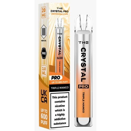 Crystal Pro Bar 600 Disposable Vape Pod - Box of 10 - Vapewholesalesupplier