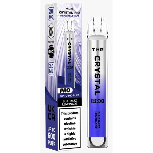 Crystal Pro Bar 600 Disposable Vape Pod - Box of 10 - Vapewholesalesupplier