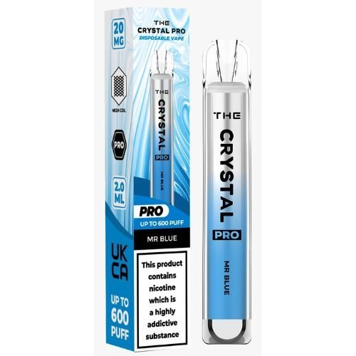 Crystal Pro Bar 600 Disposable Vape Pod - Box of 10 - Vapewholesalesupplier
