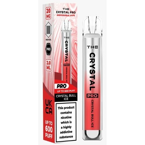 Crystal Pro Bar 600 Disposable Vape Pod - Box of 10 - Vapewholesalesupplier