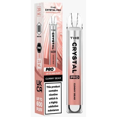 Crystal Pro Bar 600 Disposable Vape Pod - Box of 10 - Vapewholesalesupplier
