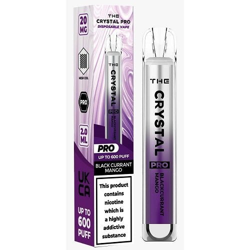 Crystal Pro Bar 600 Disposable Vape Pod - Box of 10 - Vapewholesalesupplier