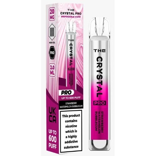 Crystal Pro Bar 600 Disposable Vape Pod - Box of 10 - Vapewholesalesupplier