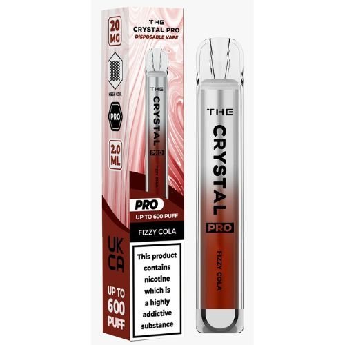 Crystal Pro Bar 600 Disposable Vape Pod - Box of 10 - Vapewholesalesupplier