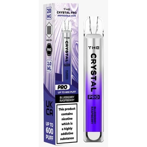 Crystal Pro Bar 600 Disposable Vape Pod - Box of 10 - Vapewholesalesupplier
