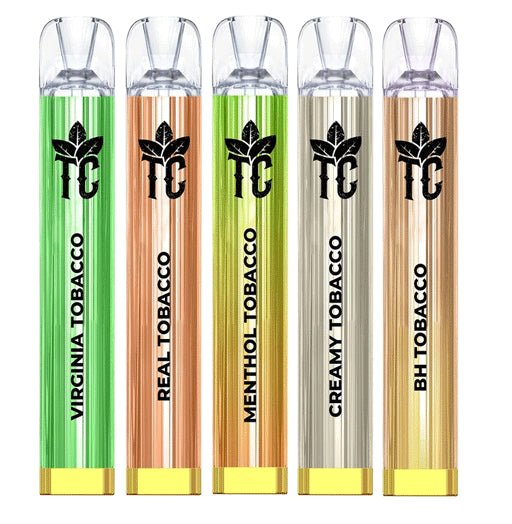 Tobbaco Club 600 Disposable Vape Puff Pod Box of 10 - Vapeareawholesale