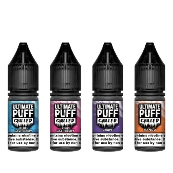 Ultimate Puff 50/50 Chilled 10ML Shortfill - Vapeareawholesale