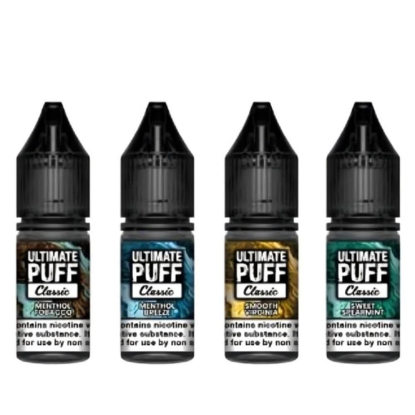 Ultimate Puff 50/50 Classic 10ML Shortfill - Vapewholesalesupplier