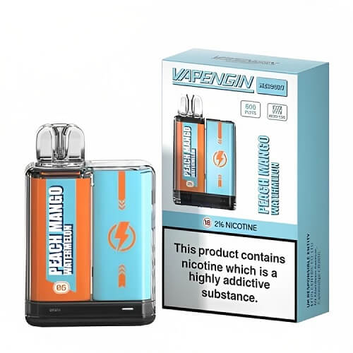 Vapengin Mercury 600 Disposable Vape Pod Device 20MG - Box of 10 - Vapeareawholesale