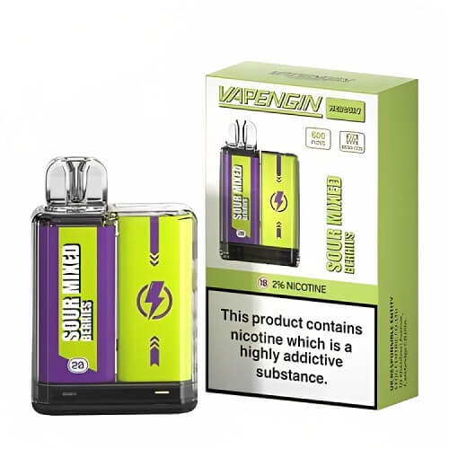 Vapengin Mercury 600 Disposable Vape Pod Device 20MG - Box of 10 - Vapeareawholesale