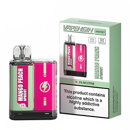 Vapengin Mercury 600 Disposable Vape Pod Device 20MG - Box of 10 - Vapeareawholesale