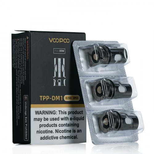 VOOPOO TPP-DM1 Coil 0.15ohm 3PCS/Pack - Vapewholesalesupplier