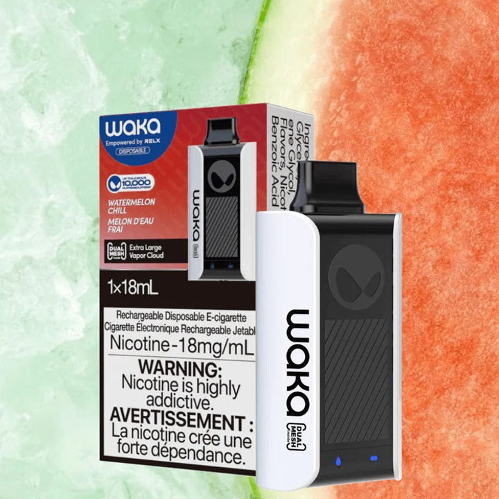 Waka Sopro 10k Disposable Vape Pod Puff Bar Box of 10 - Vapeareawholesale