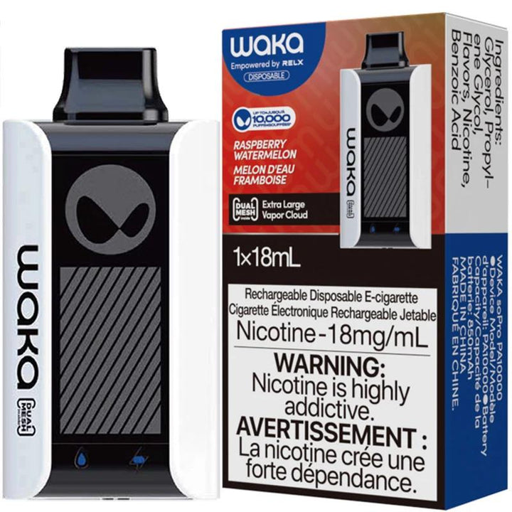 Waka Sopro 10k Disposable Vape Pod Puff Bar Box of 10 - Vapeareawholesale